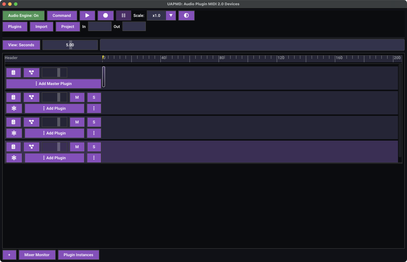 uapmd-app immediately after launch