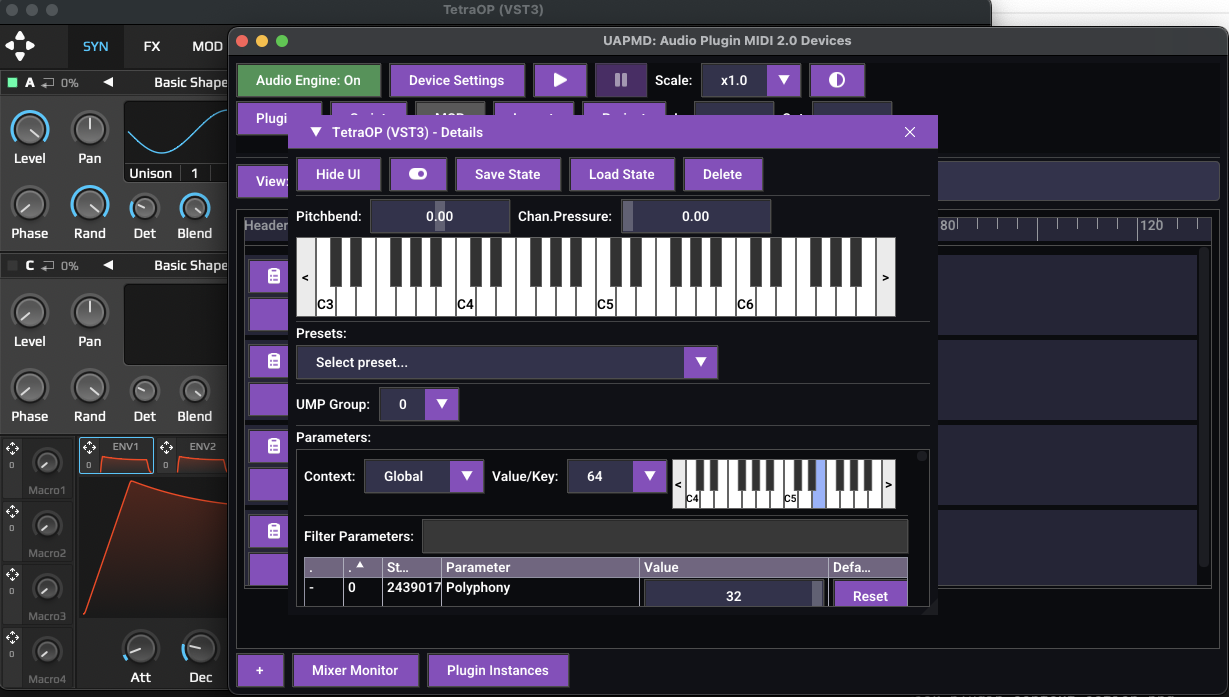 uampd-app plugin details and UI